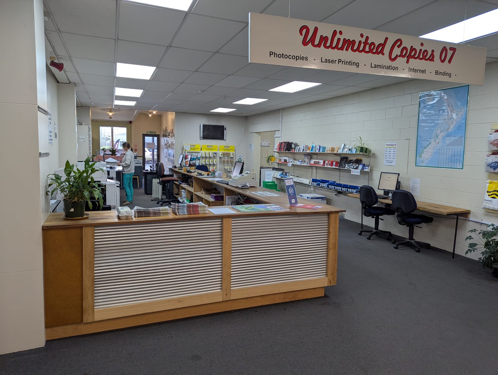 Professional multifunction printers at Unlimited Copies Takaka